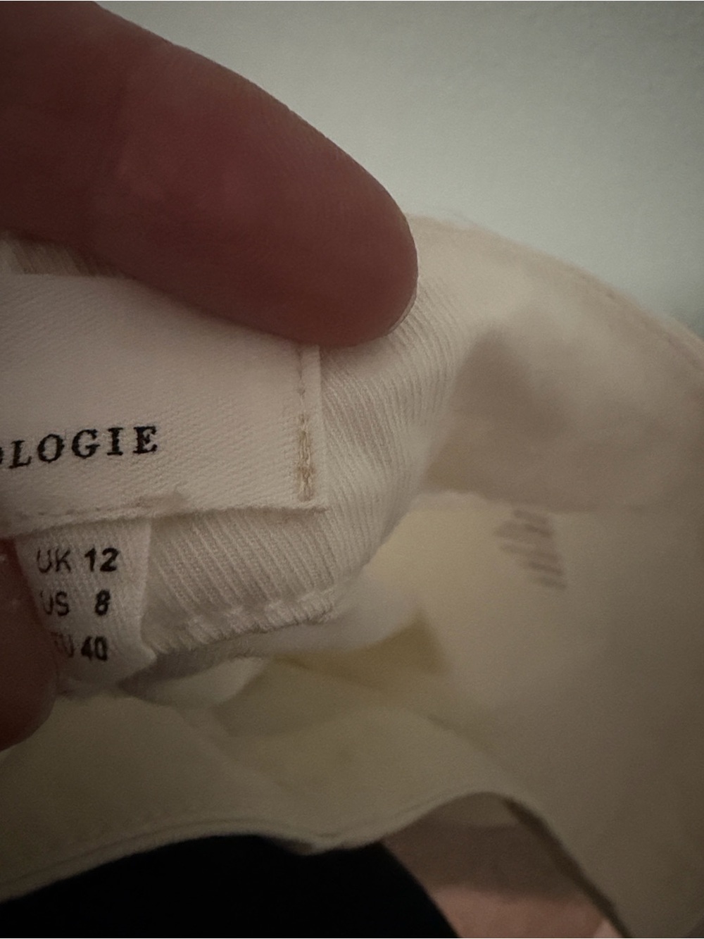 Anthropologie Corfu Wide-Leg Pants size 8 White Cotton - Picture 8 of 10